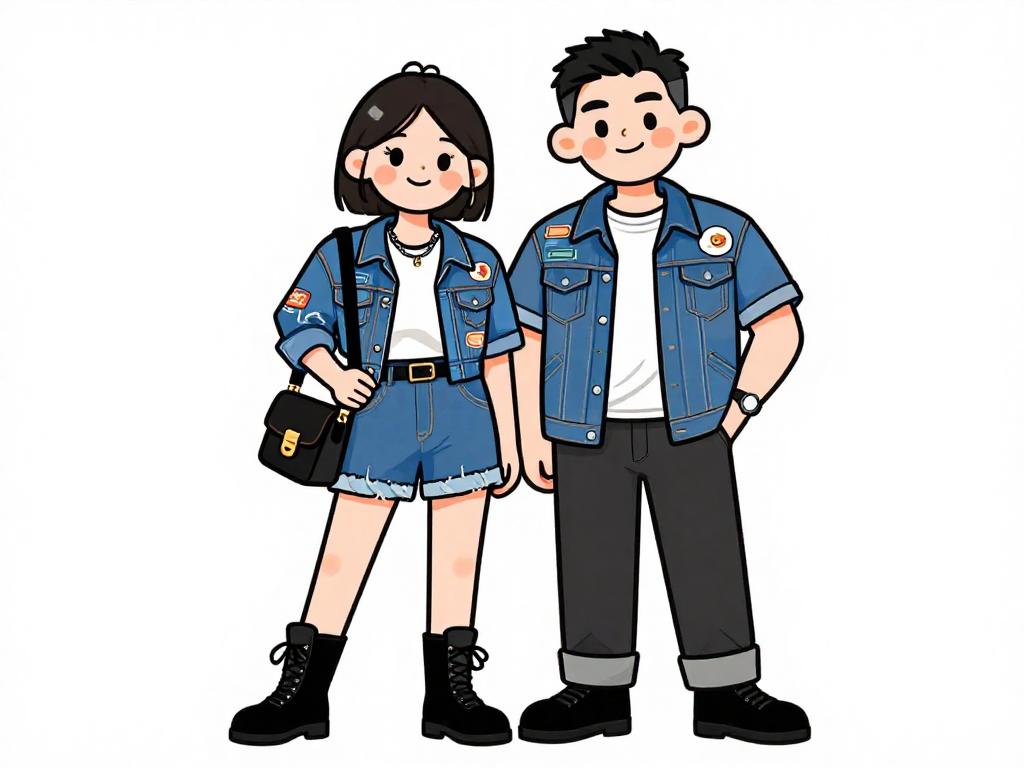 comic image of a couple